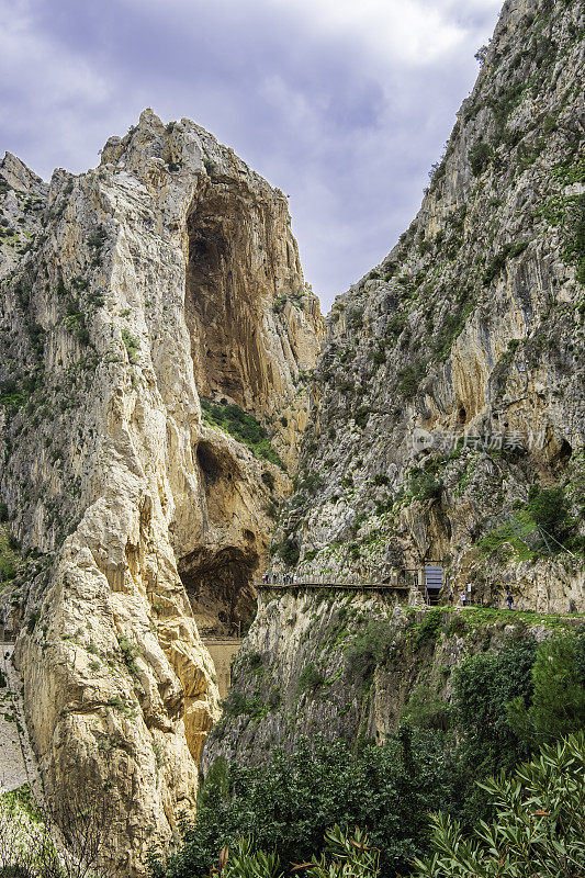 El Caminito del Rey，安达卢西亚壮观的小路(西班牙)